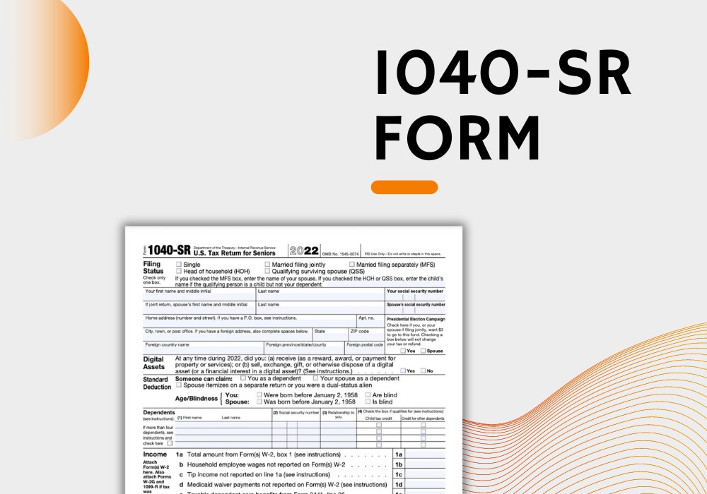 Irs Form 1040 Sr 2022 Printable 1040 Sr Tax Form And Free Fillable Pdf 0735